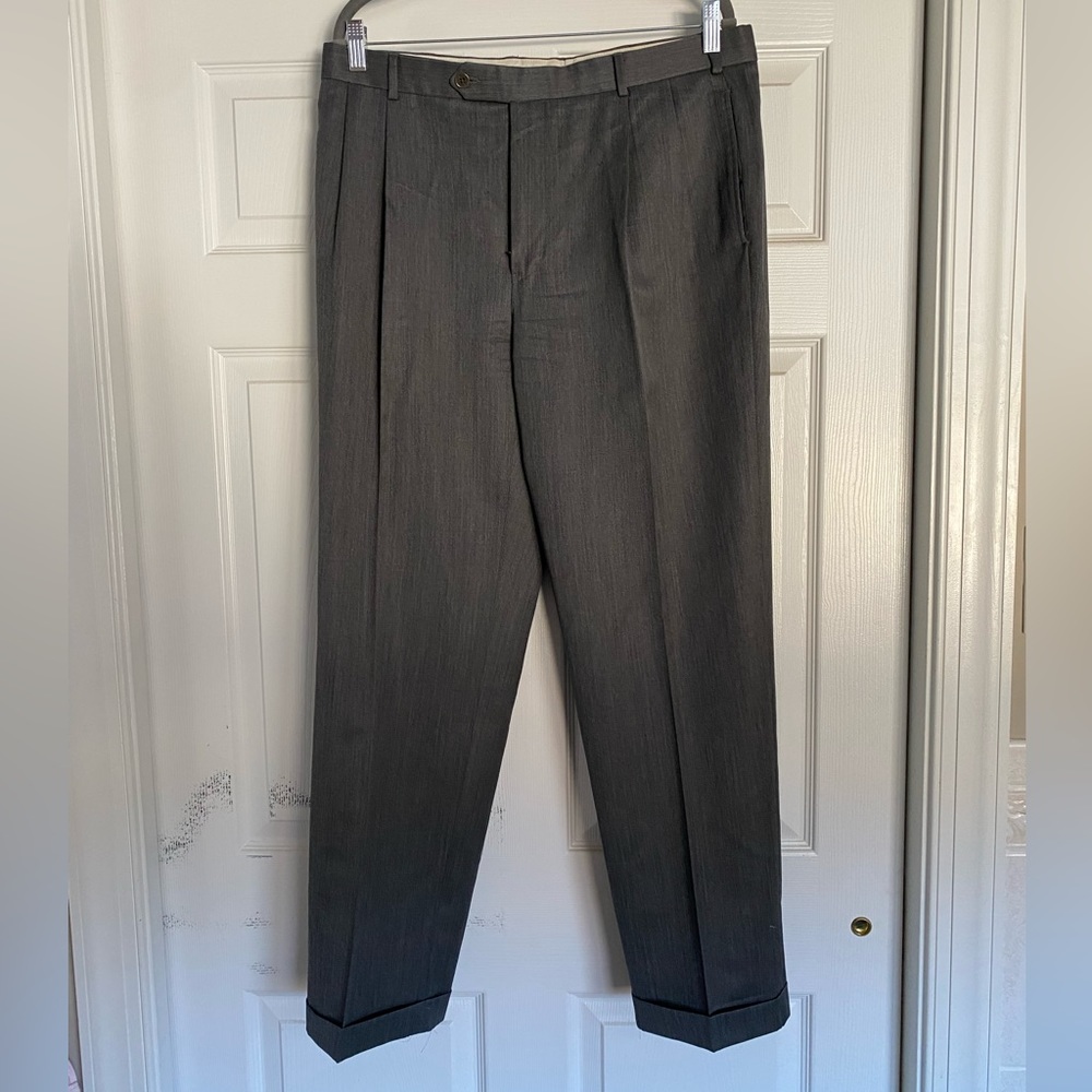 Gray Brooks Brothers Dress Pants